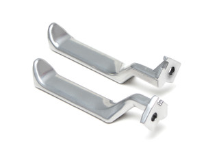 Metal Replacement Door Handles Left & Right Inner SWF-1522600 For 87-96 F150-F350 Bronco SILVER