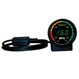 AutoMeter GAUGE, FUEL ECONOMY, 2", RPM/MPH/INST & AVG MPG, DIGITAL, OBDII, ECOMETER II 9105