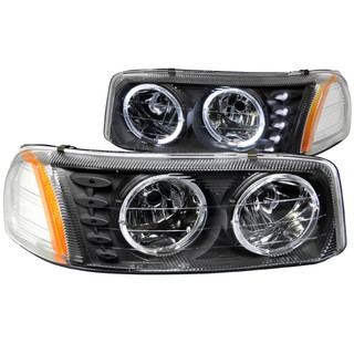 Anzo USA Crystal Headlight Set w/Halo 111207