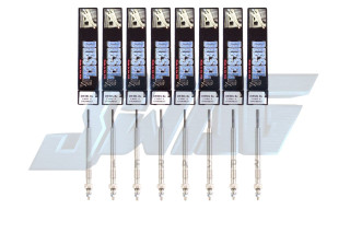 DIESEL RX GM 6.6L LBZ LMM LML DURAMAX DIESEL GLOW PLUG SET - DRX00057

