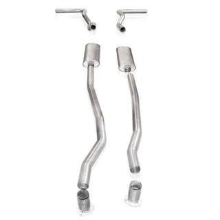 Stainless Works Stainless Works Catback Dual Chambered Round Mufflers Performance Connect CT6773CS