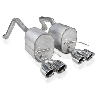 Stainless Works Stainless Works Axleback Dual Turbo Chambered Mufflers Factory Connect C609CBQUAD