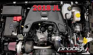 Prodigy Performance Jeep Wrangler Turbo Kit 2018-Pres Wranger JL 3.6 Liter Stage 2