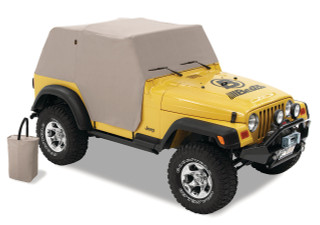 Bestop All-weather Trail Cover Charcoal/Gray Jeep 97-06 Wrangler Except Unlimited