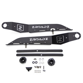 ZROADZ 1999-2016 Ford Super Duty Front Roof LED Kit with (1) 52 Inch LED Curved Double Row Light Bar