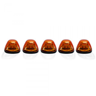 RECON Ford Super Duty 99-16 5 Piece Cab Lights Amber Lens in Amber