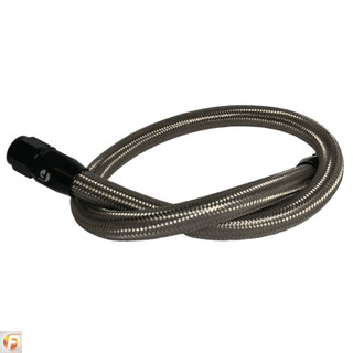 Fleece Performance 34.5 Inch Common Rail/VP44 Cummins Coolant Bypass Hose Stainless Steel Braided