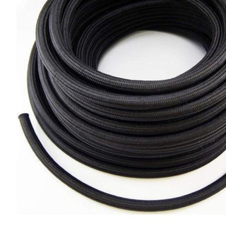 Black Nylon Braided Rubber Hose 20AN 10 Feet Full Send Diesel