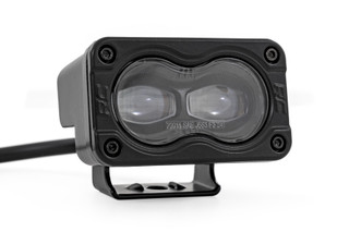 Rough Country - 3x1.75 Inch Black Series LED Slim Aux - SAE Fog - Pair