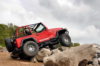 Rough Country - 4 Inch Lift Kit - Long Arm - V2 - Jeep Wrangler TJ 4WD (1997-2006)