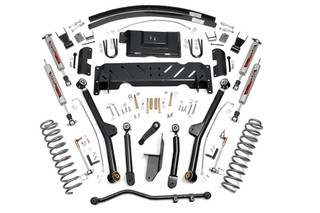 Rough Country - 4.5 Inch Lift Kit - Long Arm - AAL - NP242 - Jeep Cherokee XJ 4WD (1984-2001)