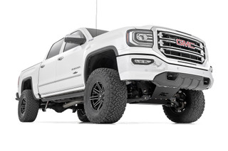 Rough Country - 7 Inch Stamped Steel LCA Lift Kit - Forged UCA - Bracket - M1 Struts/M1 - Chevy/GMC 1500 (16-18)