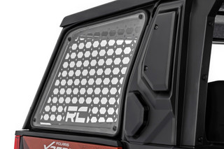 Rough Country - Bed Side Rear Windows - Scratch Resistant - Polaris XPEDITION ADV 5