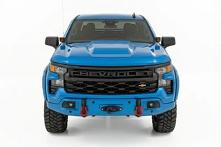 Rough Country - Bumper Cover - GLT Glacier Blue - Chevy Silverado 1500 2WD/4WD (2023-2026) - 13006-GLT