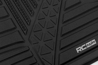 Rough Country - Flex-Fit Floor Mats - FR & RR - Crew - Ram 1500 2WD/4WD (2025)