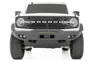 Rough Country - Front Bumper - Modular - Full Wings - Amber DRL - Ford Bronco 4WD (2021-2025)