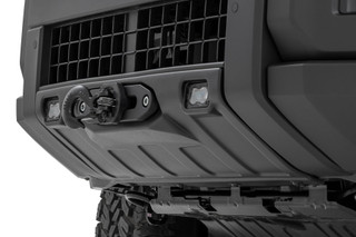 Rough Country - FXS Hidden Winch Mount - White SAE - PRO9500S - Toyota Land Cruiser (24-26) - 10751