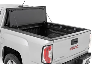 Rough Country - Hard Tri-Fold Flip Up Bed Cover - 5' Bed - Chevy/GMC Canyon/Colorado (15-25)