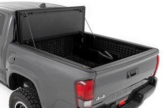 Rough Country - Hard Tri-Fold Flip Up Bed Cover - 6' Bed - Toyota Tacoma 2WD/4WD (2005-2015)