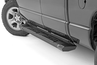 Rough Country - HD2 Aluminum Running Boards - Quad Cab - Dodge 2500/Ram 3500 2WD/4WD (03-10)