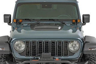 Rough Country - Hood Scoop - PAU Granite Crystal - Jeep Gladiator JT/Wrangler JL 4WD (18-25)