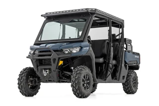 Rough Country - LED Light Deck Roof 50 in. Black Single Row Can-Am Defender MAX HD10 - 97096