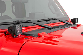 Rough Country - LED Light Kit - Cowl Mount - 2 in. Spectrum Pair - Jeep Gladiator JT/Wrangler JL (18-25)