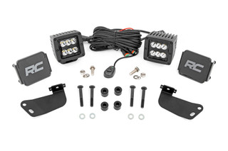 Rough Country - LED Light Kit - Front Mount - 2" Black Pair - Segway 570 F - 93217