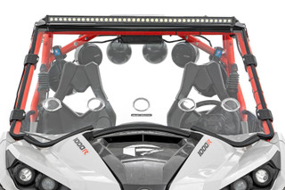 Rough Country - LED Light Kit - Front Mount - 40 in. Black Dual Row - White DRL - Can-Am Commander Max 1000