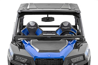 Rough Country - LED Light Kit - Lower Windshield - 50 in. Black Single Row - White DRL - Polaris General XP 4 1000