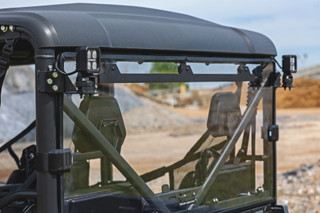 Rough Country - LED Light Kit - Rear Mount - 2 in. Black Pair - Amber DRL - CFMOTO UFORCE 1000