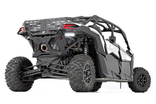 Rough Country - LED Light Kit - Tail Light Mount - 6 in. Black Slimline Pair - Can-Am Maverick X3