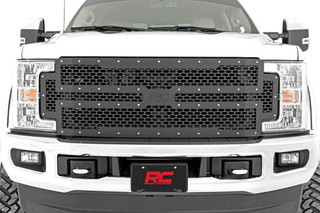 Rough Country - Mesh Grille - Ford F-250/F-350 Super Duty 2WD/4WD (2017-2019)