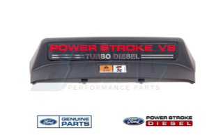 6.0L OEM FAN SHROUD COVER WARNING LABEL