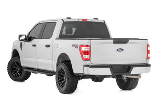 Rough Country - OV2 Running Boards - Side Step Bars - Crew Cab - Ford F-150/Lightning/F-250/F-350 (15-25)