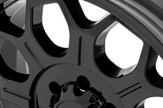 Rough Country - Rough Country 77 Series Wheel/One-Piece/Semi Gloss Black/20x10/6x5.5/-25mm