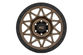 Rough Country - Rough Country 78 Series Wheel/Simulated Beadlock/Bronze/Black/18x9/6x135/-12mm
