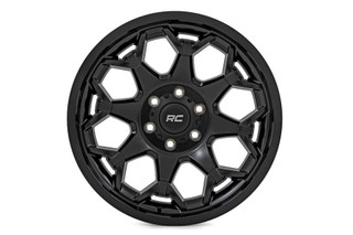 Rough Country - Rough Country 80 Series Wheel/One-Piece/Semi Gloss Black/20x10/8x170/-19mm