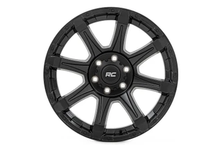 Rough Country - Rough Country 81 Series Wheel/One-Piece/Semi Gloss Black/20x9/6x135/-12mm