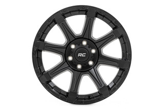 Rough Country - Rough Country 81 Series Wheel/One-Piece/Semi Gloss Black/20x9/6x5.5/0mm