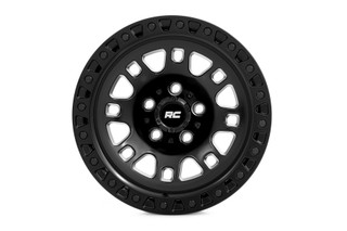 Rough Country - Rough Country 82 Series Wheel/One-Piece/Semi Gloss Black/18x9/5x4.5/0mm