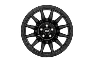 Rough Country - Rough Country 90 Series Wheel/One-Piece/Gloss Black/18x9/6x5.5/-12mm