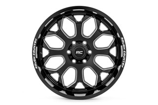Rough Country - Rough Country 96 Series Wheel/One-Piece/Gloss Black/20x10/6x135/-19mm