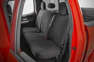 Rough Country - Seat Covers - Rear Bench Seat - Ford F-150/Lightning/F-250/F-350  (2015-2025)