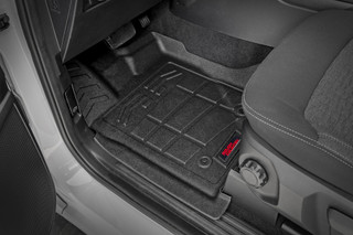 Rough Country - Sure-Fit Floor Mats - Front & Rear - Crew - Ford Ranger 2WD/4WD (2024-2025)