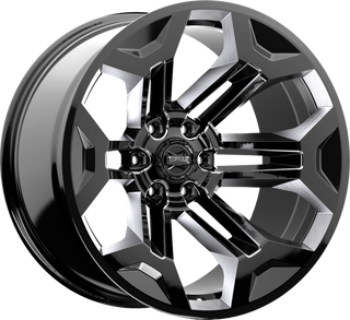 Rough Country - Torque Pulse / Gloss Black / 20x9 / 6x5.5 / 0mm - TW405C-2090833300
