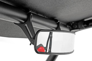 Rough Country - UTV Rear View Mirror - Convex - 17 in. x 3 in. - 1.75 in. Mount