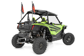 Rough Country - Whip Mount - Bed -  4' Multl-Color LED Whip Pair - Honda Talon 1000