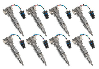 Motorcraft Injector Set of 8 – 6.0L Ford Powerstroke 3C3Z-9E527-ECRM | Genuine OEM Fuel Injectors