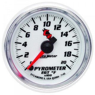 Auto Meter 7145 C2 Series Pyrometer Gauge 0-2,000 F
